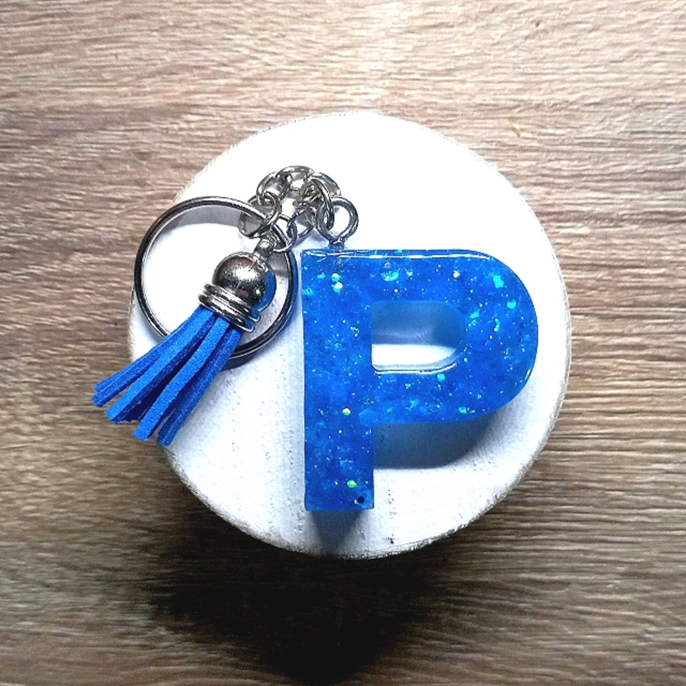 Resin Letter Keychain!!